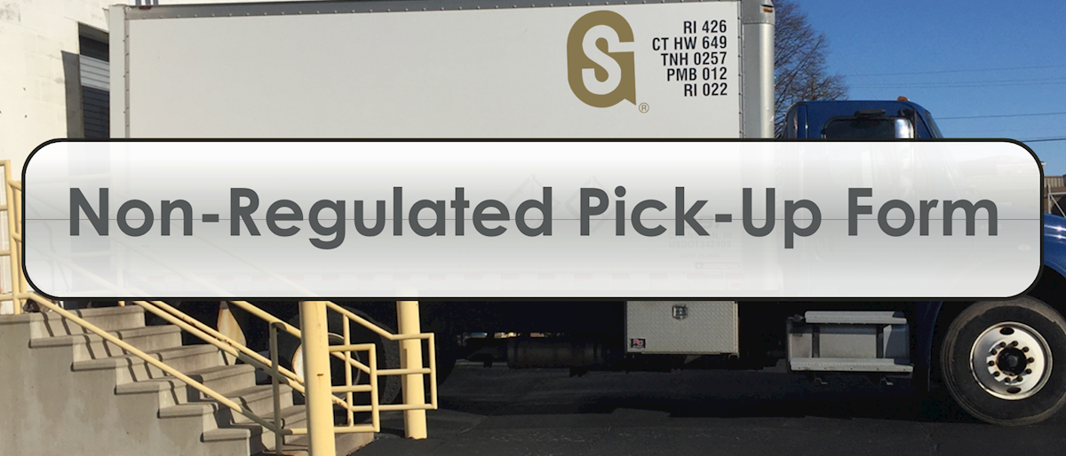 Non Regulated Pick Up Form